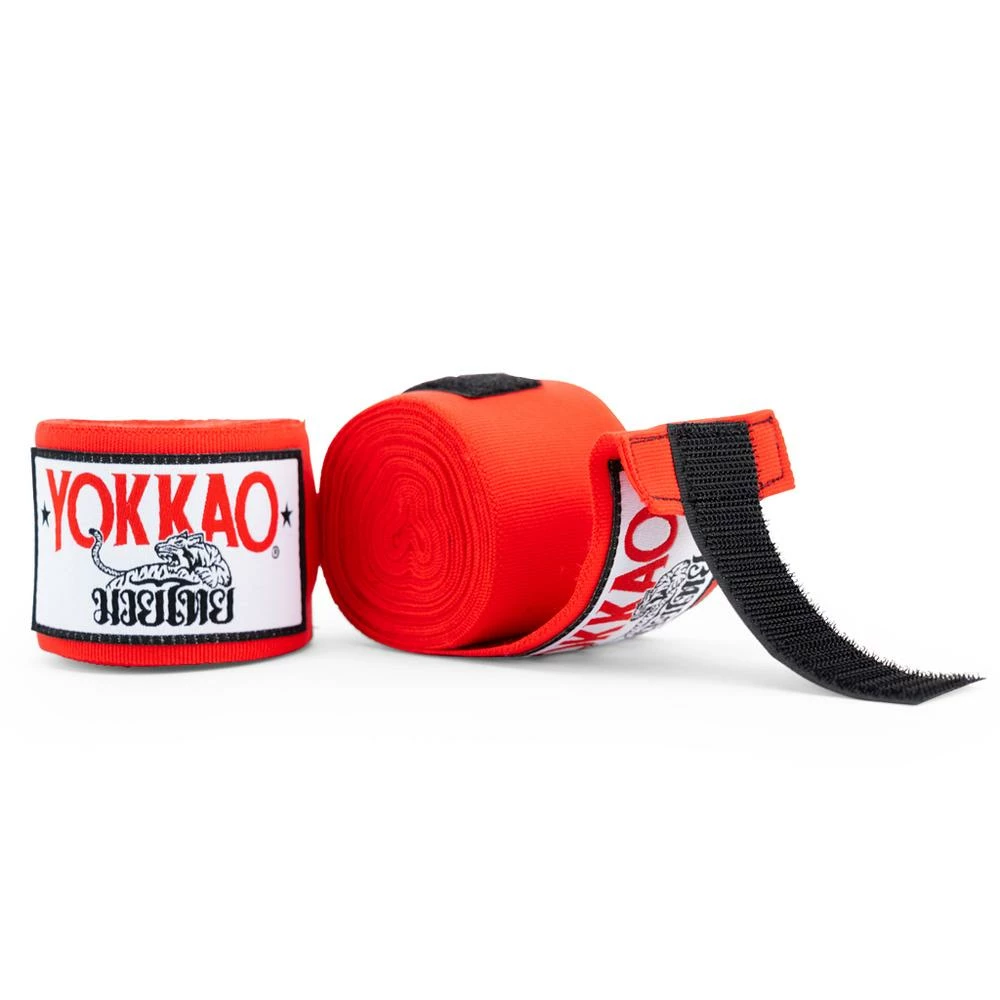 YOKKAO PREMIUM HAND WRAPS RED STRIKING