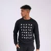 Fly Boxing MONOGRAM JUMPER - BLACK STRIKING
