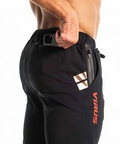 VIRUS KL2 PANTS - BLACK/LASER RED