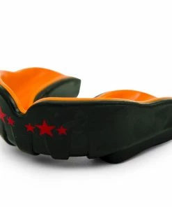 Yokkao MUAY THAI BOXING MOUTH GUARD BLACK/ORANGE STRIKING