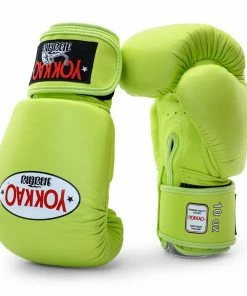 Yokkao MATRIX LIME PUNCH BOXING GLOVES STRIKING