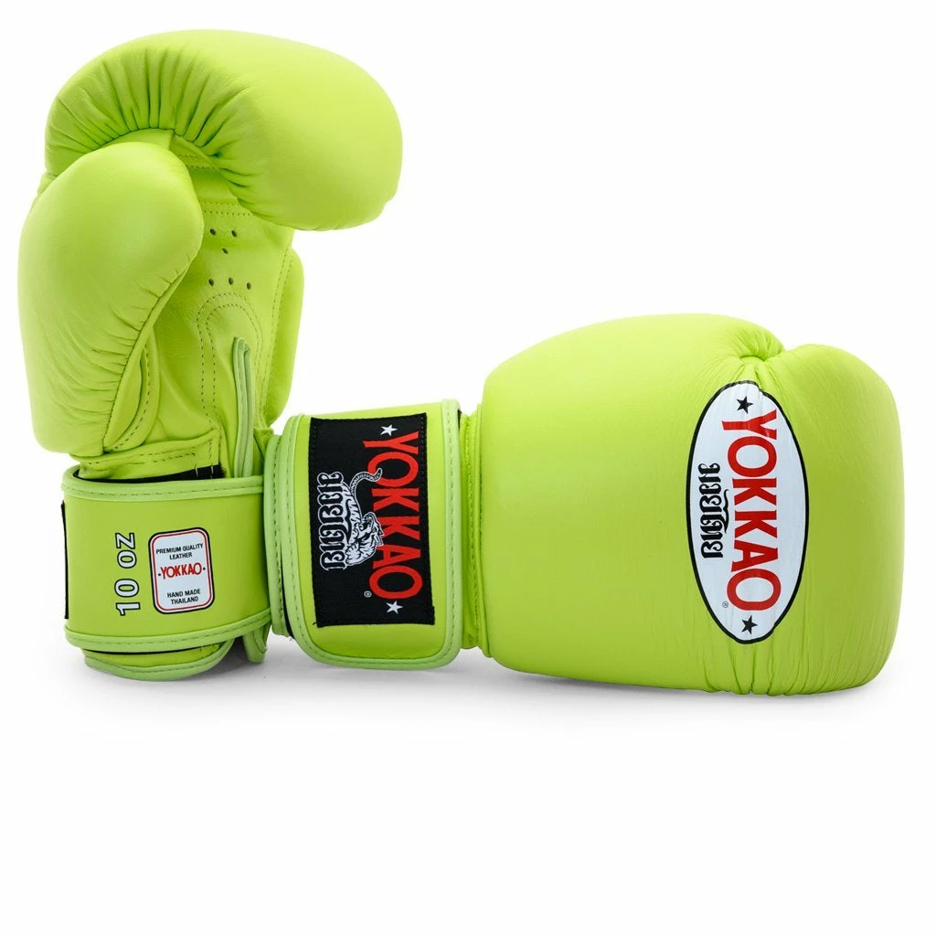 Yokkao MATRIX LIME PUNCH BOXING GLOVES STRIKING