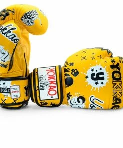 Yokkao STRIKING ROCK'N'ROLLA GOLD FUSION BOXING GLOVES