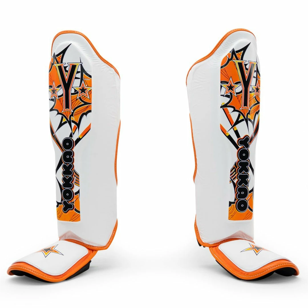 Yokkao PAD THAI SHIN GUARDS - WHITE