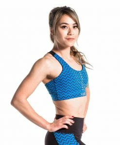 VIRUS SPORTS BRA MULTIVERSE BRA - BLUE/BLACK