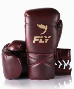 Fly Boxing SUPERLACE TRAINING GLOVES - OXBLOOD