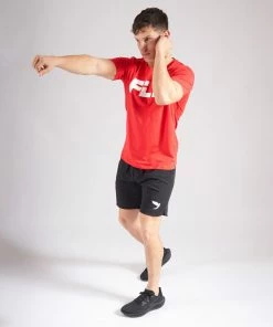 Fly Boxing FLY BIG LOGO T - RED STRIKING