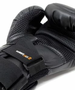 RIVAL BOXING STRIKING RIVAL RB10 INTELLI-SHOCK BAG GLOVES - BLACK