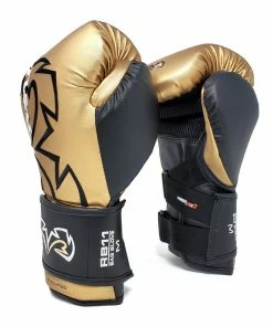 RIVAL BOXING STRIKING RIVAL RB11 EVOLUTION BAG GLOVES - GOLD
