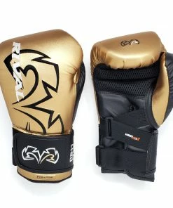 RIVAL BOXING STRIKING RIVAL RB11 EVOLUTION BAG GLOVES - GOLD