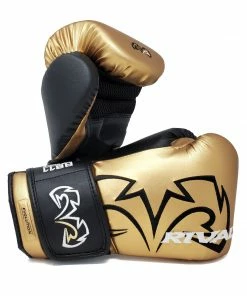 RIVAL BOXING STRIKING RIVAL RB11 EVOLUTION BAG GLOVES - GOLD