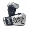 RIVAL BOXING RIVAL RB11 EVOLUTION BAG GLOVES - SILVER STRIKING