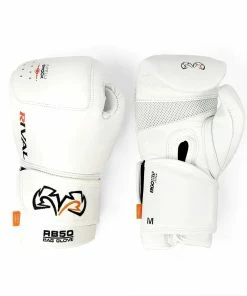 RIVAL BOXING RIVAL RB50 INTELLI-SHOCK COMPACT BAG GLOVES - WHITE