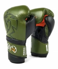 RIVAL BOXING RIVAL RB80 IMPULSE BAG GLOVES KHAKI/GREEN STRIKING