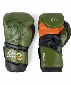 RIVAL BOXING RIVAL RB80 IMPULSE BAG GLOVES KHAKI/GREEN STRIKING