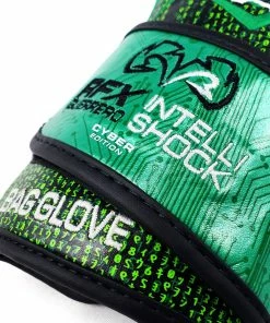 RIVAL BOXING RIVAL RFX-GUERRERO INTELLI-SHOCK BAG GLOVES CYBER EDITION - BLACK/GREEN