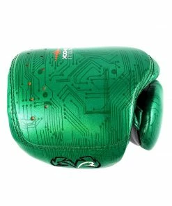 RIVAL BOXING RIVAL RFX-GUERRERO INTELLI-SHOCK BAG GLOVES CYBER EDITION - BLACK/GREEN