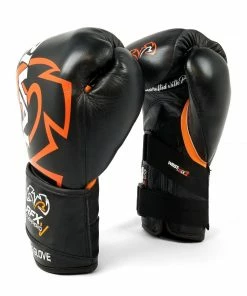 RIVAL BOXING RIVAL RFX-GUERRERO-V BAG GLOVES - HDE-F BLACK/ORANGE