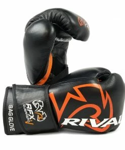 RIVAL BOXING RIVAL RFX-GUERRERO-V BAG GLOVES - HDE-F BLACK/ORANGE