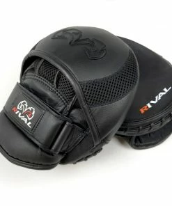 RIVAL BOXING RIVAL RPM11 EVOLUTION PUNCH MITTS - BLACK STRIKING