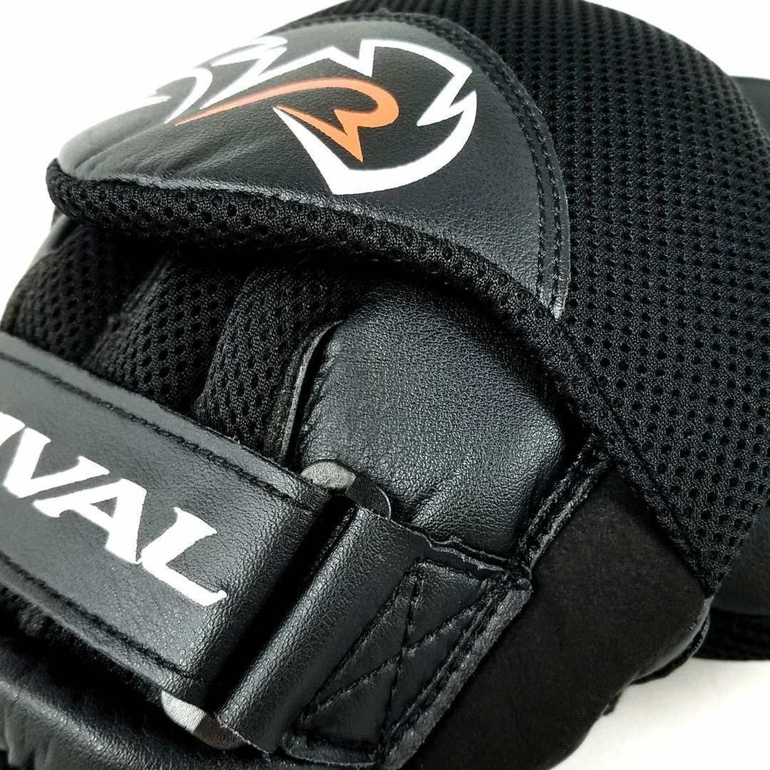 RIVAL BOXING RIVAL RPM5 PARABOLIC PUNCH MITTS - BLACK