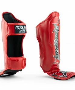 Yokkao STRIKING INSTITUTION SHIN GUARDS - RED