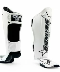 Yokkao INSTITUTION SHIN GUARDS - WHITE