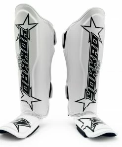 Yokkao INSTITUTION SHIN GUARDS - WHITE