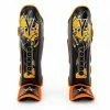 Yokkao PAD THAI SHIN GUARDS - BLACK STRIKING