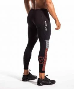 VIRUS VTRON PANTS - BLACK/LASER RED BJJ