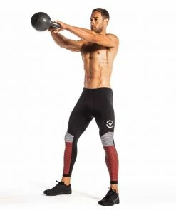 VIRUS VTRON PANTS - BLACK/LASER RED BJJ