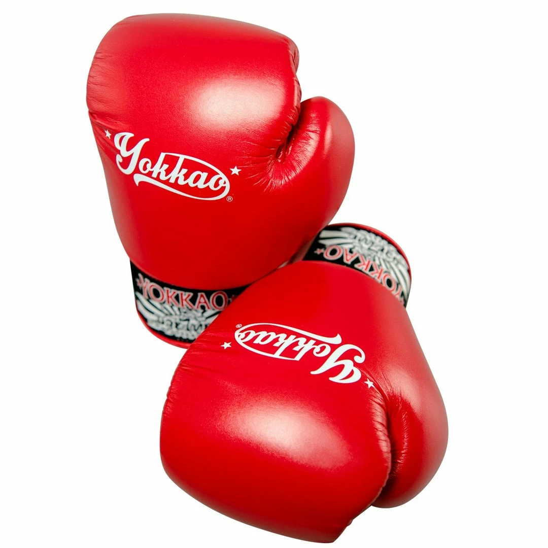 Yokkao VERTIGO RED MUAY THAI GLOVES