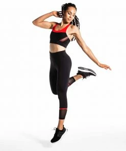 VIRUS VITAL 7/8 PANTS - BLACK LASER RED