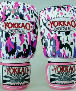 YOKKAO APACHE PINK BOXING GLOVES