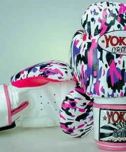 YOKKAO APACHE PINK BOXING GLOVES