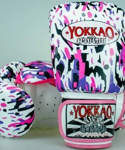 YOKKAO APACHE PINK BOXING GLOVES