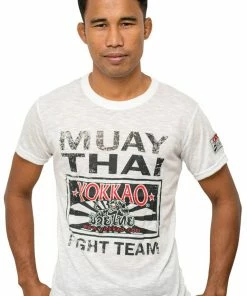 STRIKING YOKKAO FIGHT TEAM T-SHIRT - WHITE