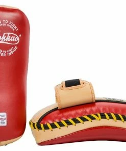 YOKKAO CURVED KICKING PADS - VINTAGE RED STRIKING