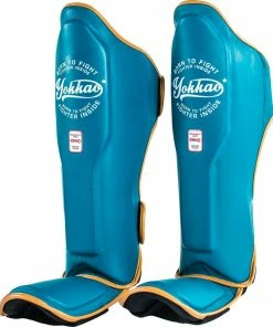 YOKKAO VINTAGE BLUE SHIN GUARDS STRIKING