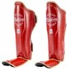 YOKKAO VINTAGE RED SHIN GUARDS STRIKING